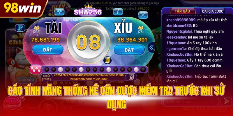 cac tinh nang thong ke can duoc kiem tra truoc khi su dung Các tính năng thống kê cần được kiểm tra trước khi sử dụng